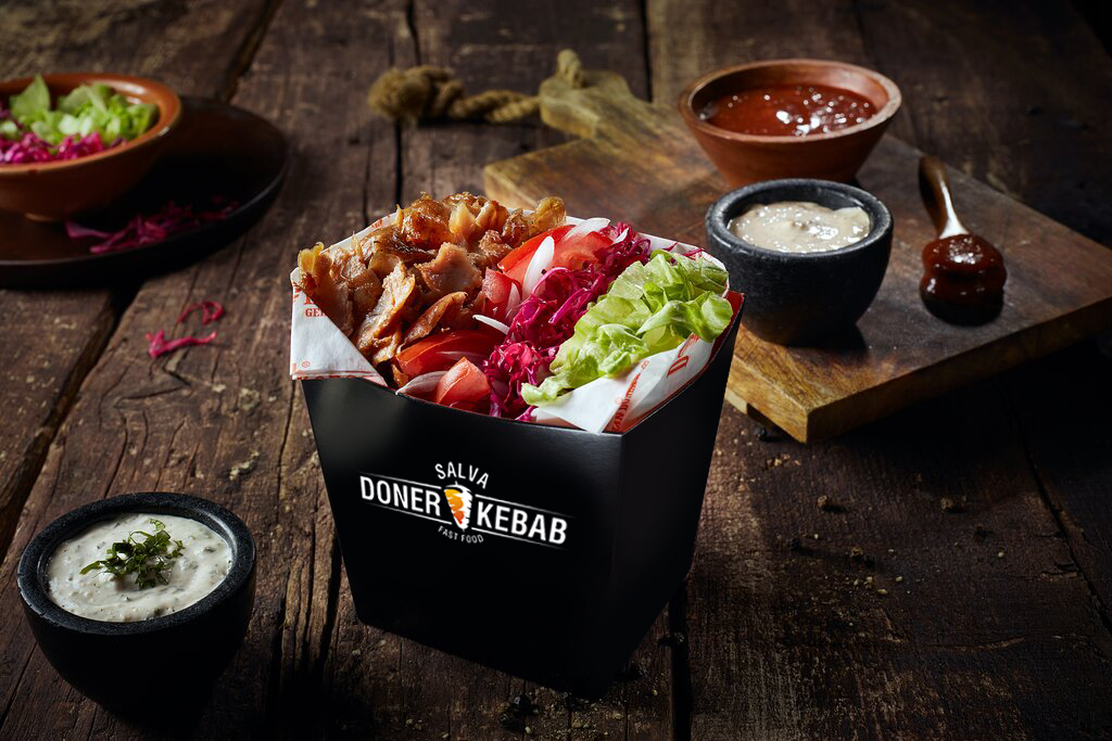 Doner Box with Salad